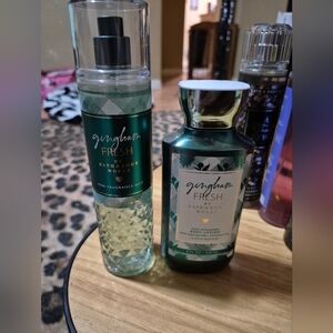 Bath & Body Works Gingham Fresh Mist and Lotion Set
